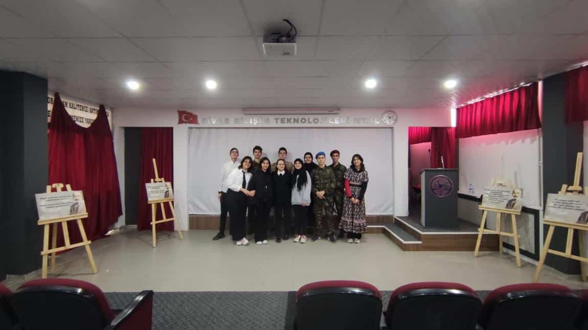 18 Mart Şehitler Haftası Anma Etkinliği Okulumuz Konferans Salonunda Yapıldı.