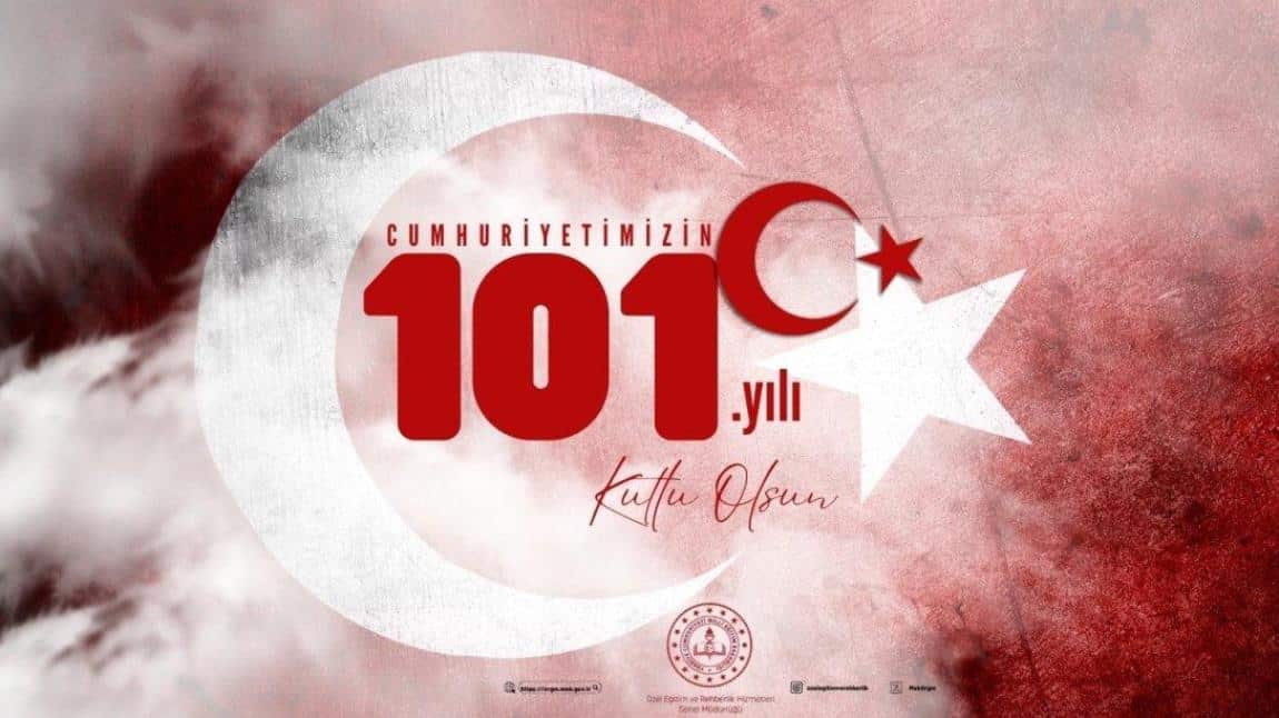 29 Ekim Cumhuriyet Bayramını Okulumuzda Coşkuyla Kutladık.